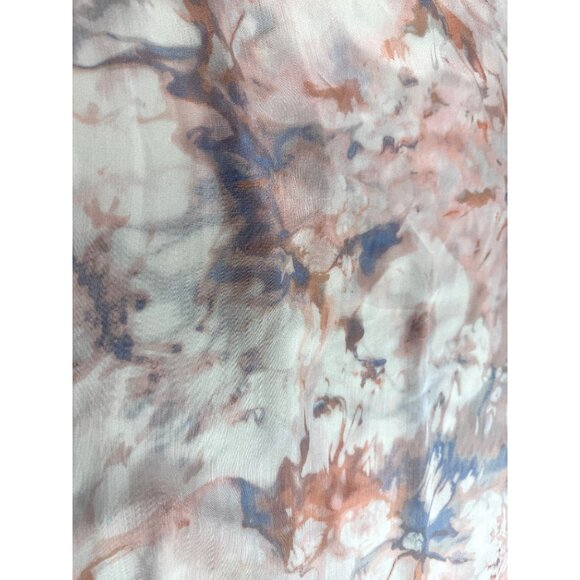 Chicos Infinity Scarf Abstract Design Pink & Blue One Size NWT - Picture 8 of 12